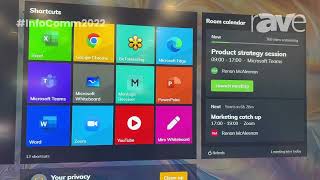 InfoComm 2022 DisplayNote Explains Customizable DisplayNote Launcher Collaboration Platform [upl. by Pavlish]