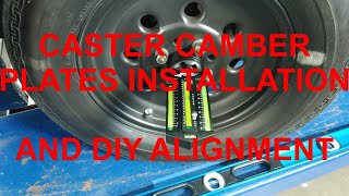 Caster Camber Plate Installation and DIY Alignment [upl. by Delwin]