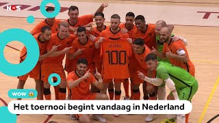 Gymleraar Manuel doet mee aan EK zaalvoetbal [upl. by Petunia830]