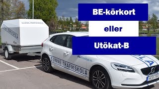 Skillnaden mellan BEkörkort och utökatB [upl. by Cori]