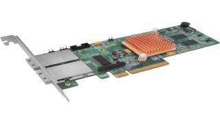 HighPoint RocketRAID 2210 4 Channel PCI X SATA 3Gbs RAID Controller [upl. by Acitel]