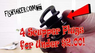 Four SitOnTop Kayak Scupper Plugs for Under 200 Episode 547 [upl. by Mairem]