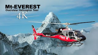 Everest Helicopter Tour Over view of Everest Gokyo Kala Patthar EBC Cho Oyu Lhotse Makalu [upl. by Eiramik]