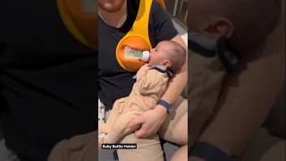 Baby Feeding Bottle Holder 👶🍼 baby babyproducts babygadgets shorts viralgadgets [upl. by Ruomyes]