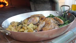 Ep 8 Spatchcock Chicken in the Wood Fired Oven [upl. by Titania]