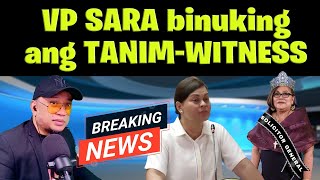 VP SARA binuking ang tanim witness [upl. by Aryajay]