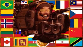 DJ skibidi in different languages memes pokapokamemes [upl. by Metah754]