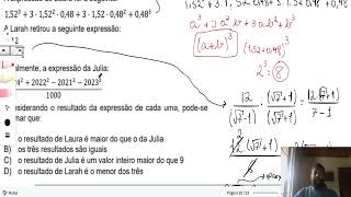 Resolução questão 19 CEFET RJ 2023 [upl. by Ainirtak311]