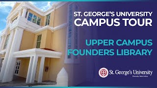 St Georges University Campus Tour  Upper Campus  Founders Library [upl. by Erdnua]