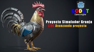 LIVE Godot Engine Proyecto simulador granja [upl. by Llerihs]