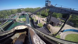 Upper Clements Parks Sissiboo Sizzler Flume Ride GoPro Aug 9 2017 [upl. by Cardon110]