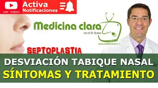 Nariz taponada dificultad al respirar ¿Tengo el tabique nasal desviado  Medicina clara [upl. by Anirak648]