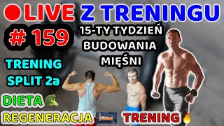 159 LIVE🏋️‍♀️Trening SPLIT 2a l W treningu nogi i brzuch l Trening siłowy l ABS trening [upl. by Atinna932]