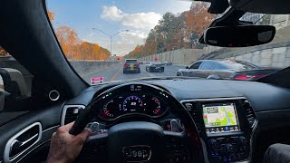 2 TRACKHAWKS 1 HELLCAT amp 1 ZL1 CRUISE ON HIGHWAY [upl. by Clarette669]