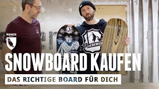 Snowboard kaufen  darauf musst du achten [upl. by Mitman]