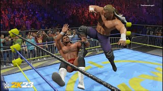 WWE 2K23  Jean Paul Levesque vs Brad Armstrong [upl. by Gney]