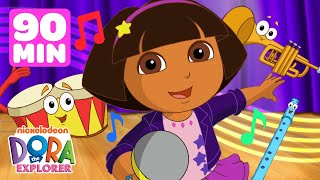 Dora the Explorer Music Marathon 2  90 Minute Compilation  Dora the Explorer [upl. by Eckmann398]