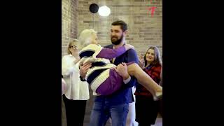 Adult grandson moves Grandma with a heartfelt gesture shorts [upl. by Eilahtan]