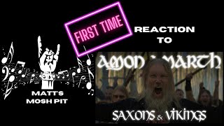 Matt watches Saxons and Vikings by AMON AMARTH and SAXON for the FIRST TIME [upl. by Marko]