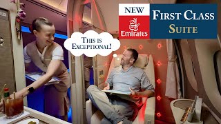 NEW Emirates First Class Suite 2024  Geneva to Brisbane 4K [upl. by Marybella]