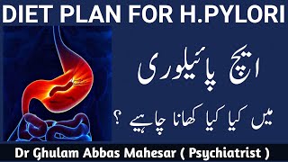 H Pylori Diet Plan in UrduHindi  H Pylori men kiya khana chahiye  Foods To Eat amp Avoid in Hpylori [upl. by Ynnek]