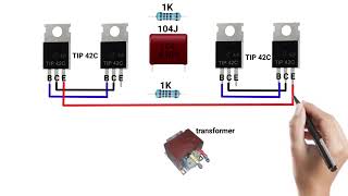 2500W inverter circuit diagram  12v to 220v AC inverter circuit diagram inverter​ [upl. by Eelyab]