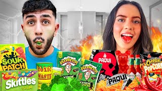 EATING The Worlds Spiciest Vs Sourest Food  Challenge [upl. by Peta]