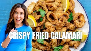 How to Make Crispy Fried Calamari Better Than Restaurants [upl. by Argile]