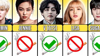 Famous Kpop Idols Who Smoke in Real Life [upl. by Adler]