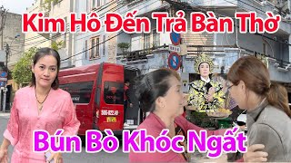 SÁNG 912 Trợ Lý Kim Hô Thuê Xe Đến Trả Bàn Thờ NS Vũ Linh Cho Hồng Loan Bún Bò Khóc Ngất Năn Nỉ [upl. by Llerut]