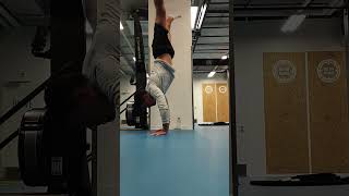 Straddle Press to planche attempt gym training beats [upl. by Eralc]