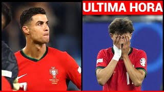 Las tremendas palabras de Cristiano Ronaldo tras ser eliminado de la Eurocopa 2024 [upl. by Miranda]