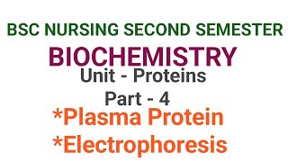 Proteins Part 4 in Biochemistry BSC NURSING SECOND SEM [upl. by Barren]