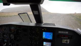 Landing at Foula Island gravel airstrip Shetland Rain Crosswind Fog everything a pilot asks for [upl. by Theodore]