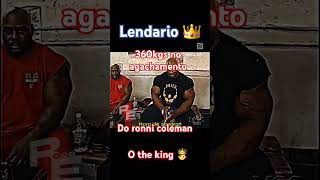 O lendario agachamento do Ronnie coleman 👑 lendas strong bodybuilding powerlifting academia [upl. by Ambrosius]