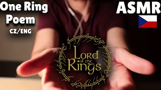 CZ ASMR  Pán prstenů  Jeden prsten  Lord of the Rings  One Ring Poem  CZENG [upl. by Alakcim488]