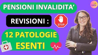 Pensioni Invalidità Le 12 Patologie che Non Richiedono Più Controlli [upl. by Irik38]