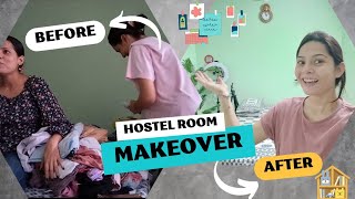 Girls Hostel Room Makeover 😊  Girls Hostel Room Decoration Ideas  Girls Hostel Room Tour patna [upl. by Ilario343]