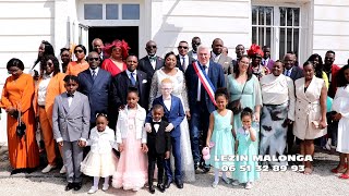 MARIAGE DE GUDULE ET DE CLAUDE ALAIN PANAS FILS DE LA TRES SAINTE VIERGE MARIE [upl. by Aicia731]