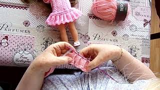 tuto gratuit  plis couchés au tricot tricot knitting plissé couché tenuelaramicelle [upl. by Ylas]