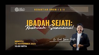 Kebaktian Umum GMIM Jemaat Kristus Manado  Minggu 10 November 2024 [upl. by Nahtaneoj]