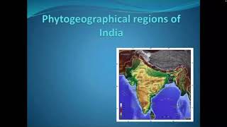 Phytogeographical regions of India [upl. by Ylenats]