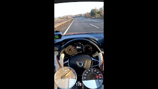 NEW Dacia Sandero Stepway Test Autobahn 🔥 Shorts [upl. by Eggleston]