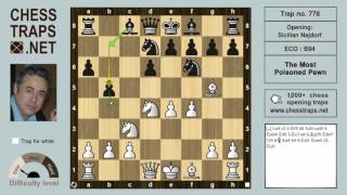 Sicilian Najdorf  The Most Poisoned Pawn trap no 778 [upl. by Lacey]