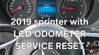 2019 Sprinter 30 Service Reset Oil reset Brake pad service mode W907 [upl. by Notffilc]