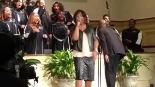 Maurette Brown Clark Concert Singing It Aint Over [upl. by Yauqaj497]