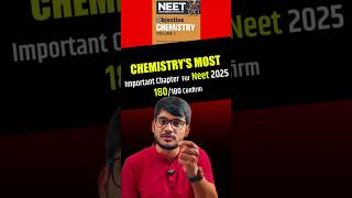 NEET 2025 Most important chapters of Chemistry🚨180180 Confirm😱shorts neet2025 motivation [upl. by Wadsworth]