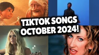 Top Trending Songs on TikTok  October 2024 [upl. by Enelrats92]