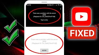 How To Fix quotThere Was A Problem With The Server 400quot on Youtube [upl. by Proffitt]