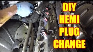 HOW TO Change HEMI Spark Plugs  57L HEMI DIY [upl. by Divadnhoj]